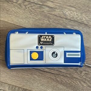 Loungefly Star Wars R2-D2 Blue and White Wallet